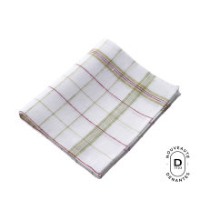 Essuie verre quadrillé